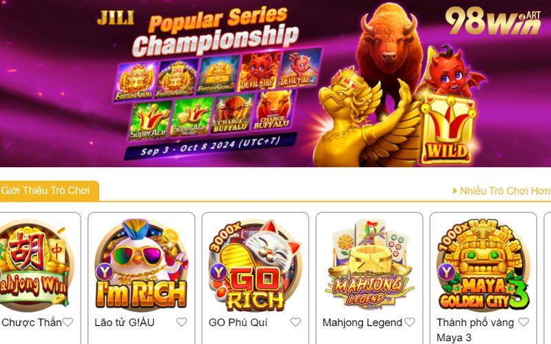 Tại sao nên tham gia sảnh game nổ hũ Jili?